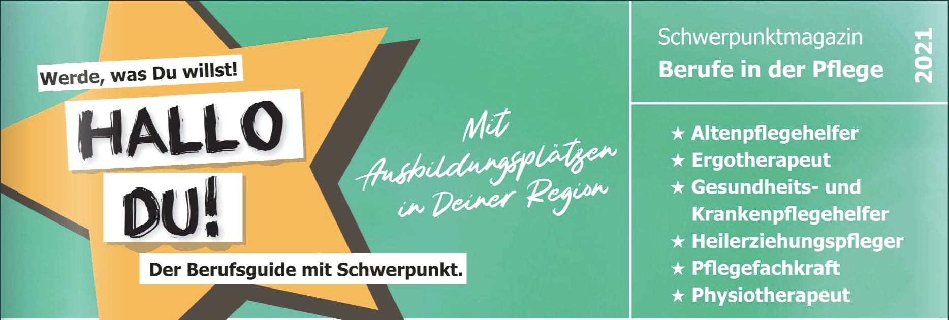 HALLO DU! – Innovatives Berufsorientierungsmagazin mit Schwerpunkt Pflegeberufe