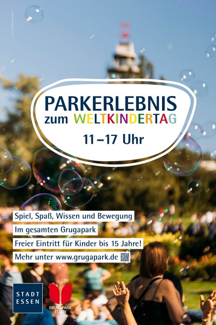 Weltkindertag im Grugapark Essen mit Verleihung der Zertifikate „Kita mit Biss“