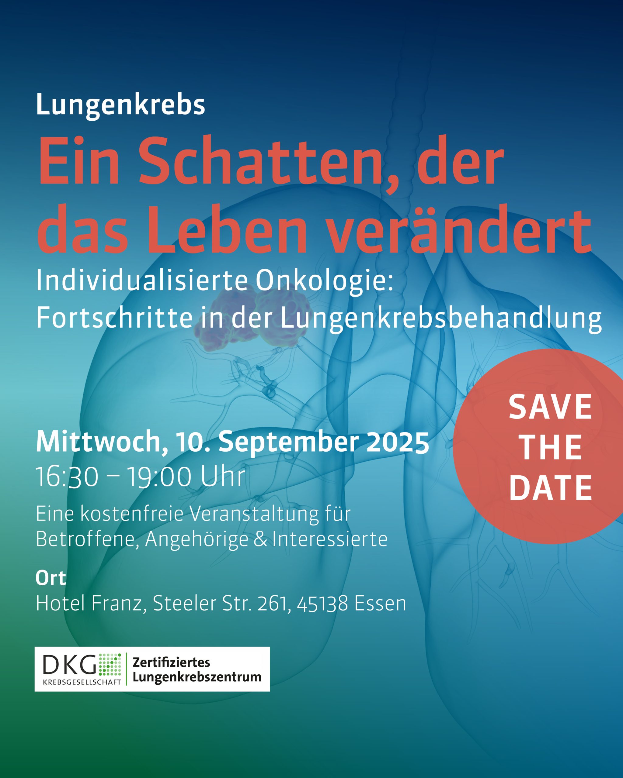 Fortschritte in der Lungenkrebsbehandlung â die Evang. Kliniken Essen-Mitte laden zur Informationsveranstaltung ein