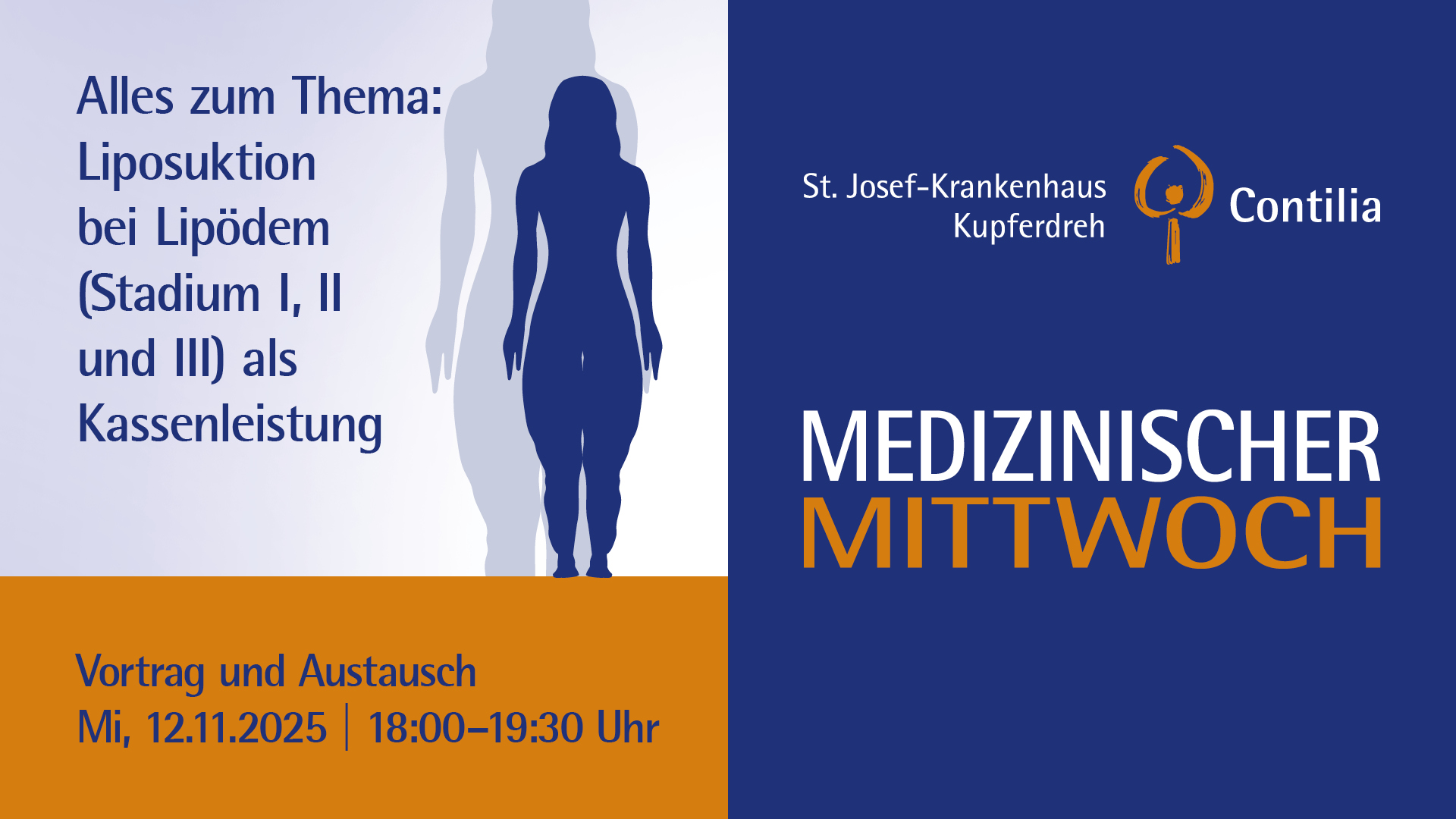 Neue Regelung zur Kostenübernahme der Liposuktion bei Lipödem - Patientinnenveranstaltung im St. Josef-Krankenhaus Kupferdreh