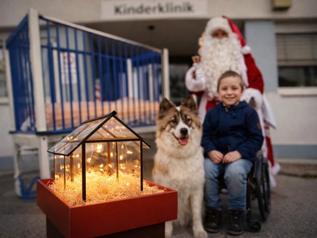 Ein Glashaus, ein Wunsch und die Hoffnung, dass das Weihnachtswunder in Essen weiterlebt