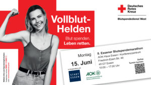 Essener Blutspendemarathon im AOK-Haus Essen – Gemeinsam Blut spenden und Leben retten